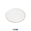 Informa - Appetite 21 Cm Piring Saji Dessert - Putih/Gold