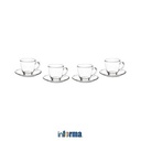 Informa - Appetite 190 Ml Set 4 Pcs Mezza Cangkir & Saucer