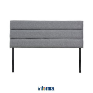 Informa 160X200 Cm Leon Headboard Tempat Tidur - Abu-Abu