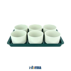 Informa - Appetite Set 7 Pcs Laeny Mangkuk Saji Dengan - Putih