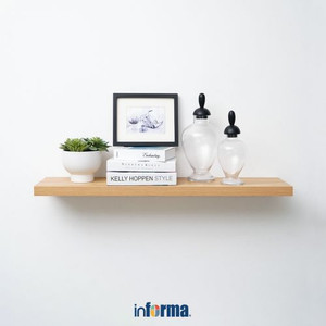 Informa - WALL SHELF - Rak Dinding 100 Cm - Oak