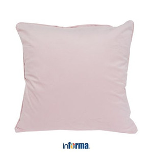 Informa - Sarung Bantal Sofa 55x55 Cm Velvet Parfait - Pink