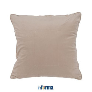 Informa - Sarung Bantal Sofa 55x55 Cm Velvet - Abu-Abu