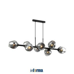 INFORMA HANS LAMPU GANTUNG HIAS 8L - HITAM