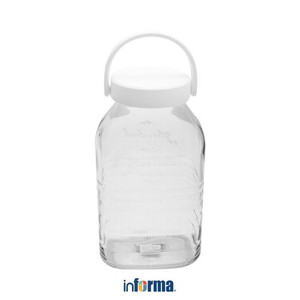 Informa - Glasslock 2 Ltr Retro Stoples - Putih