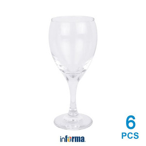 Informa - Libbey 355 Ml Set 6 Pcs Teardrop Goblet Gelas Wine