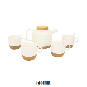 Informa - Teko The - Appetite Set 9 Pcs Geniva Teko - Putih