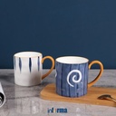 Informa - Appetite 250 Ml Set 2 Pcs Fujima Mug - Biru/Putih