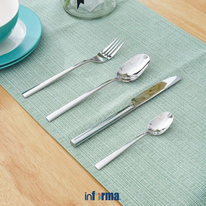 Informa - Appetite Set 24 Pcs Esmee Alat Makan - Silver