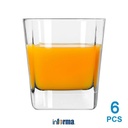 INFORMA - GELAS - WATER GLASS ROCKS TEMPO 277ML (6) (F)