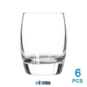 INFORMA - GELAS - TUMBLER ENDESSA ROCKS 266ML SET OF 6