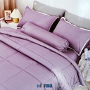 Informa - Fiore 230X260 Cm Bed Cover Bamboo - Ungu