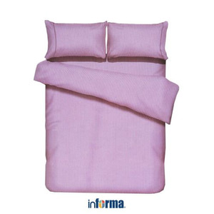 Informa 120X200 Cm Set 3 Pcs Seprai Microfiber - Ungu