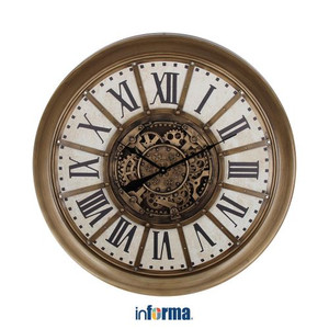 Informa - Jam Dinding - Wall Clock Gear 025 Dia 100cm Gold