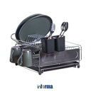 INFORMA - RAK PIRING - SAVION DISH RACK 2 TIER BLACK