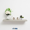 INFORMA - RAK DINDING - FLOATING SHELF L80 LIGHT STONE