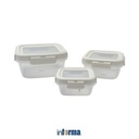 Informa - Appetite Set 3 Pcs Ario Wadah Makanan Square