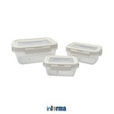 Informa - Appetite Set 3 Pcs Ario Wadah Makanan Rectangle