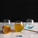 Informa - Appetite 350 Ml Set 3 Pcs Gelas Egg Tumblr - Biru