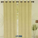 INFORMA - GORDEN - CURTAIN SET VELVET BEIGE 140X300CM