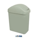 INFORMA - TEMPAT SAMPAH - SWING DUST BIN RECTANGULAR (S) GREY 6.5L