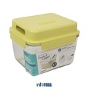 Informa - Glasslock 3.7 Ltr Tempat Beras - Kuning Lemon