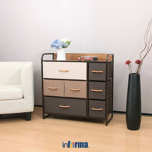 INFORMA - LACI PENYIMPANAN - FLOYD 7-DRAWER STORAGE MIX 80X29X78.5CM