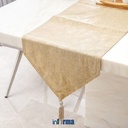 INFORMA - TAPLAK MEJA - TABLE RUNNER FOIL PRINT 089 BGE 33X180CM