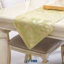 INFORMA - TAPLAK MEJA - TABLE RUNNER FOIL PRINT 025 GRN 33X180CM