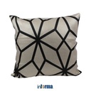 INFORMA - SARUNG BANTAL SOFA - CUSHION COVER ARGYLE GOLD 45X45CM