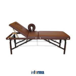 INFORMA ZENIFF TEMPAT TIDUR PIJAT ADJUSTABLE - COKELAT/MERAH