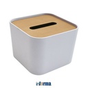 INFORMA - TEMPAT TISU - TISSUE BOX ZEN SMALL 13X13X9.5CM WHITE