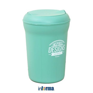 INFORMA - TEMPAT SAMPAH - SWING TOP DUST BIN MINT 25.5X25.5X35.5CM