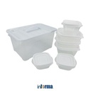 Informa - Appetite Set 11 Pcs Videl Wadah Makananan - Putih