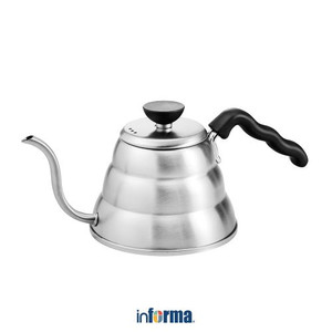 Informa - Hario 1 Ltr Teko Kopi Gooseneck Buono V60 - Silver