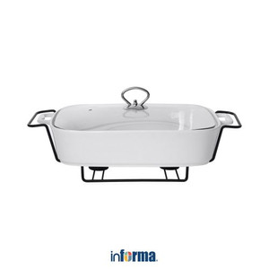 Informa - Appetite 38 Cm Casserole Penghangat Makanan Rectangle