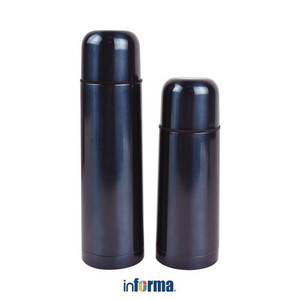 Appetite Set 2 Pcs Basic Botol Vacuum Flask - Biru Tua