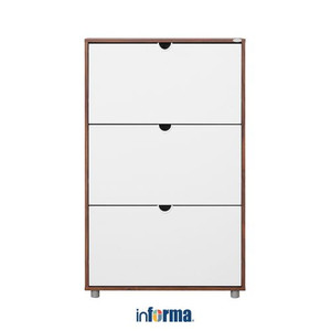 INFORMA - MANOLO SHOE CABINET WALNUT