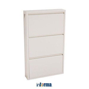 INFORMA - LEVI-3 SHOE CABINET WHITE