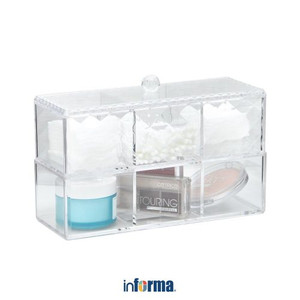 INFORMA - BEAUTY ORGANIZER 2 STACKED 23.3X9.5X16CM