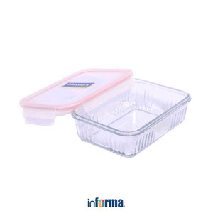 Informa - Glasslock 740 Ml Retro Wadah Makanan - Oranye