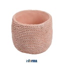 INFORMA - POT TANAMAN - POT CEMENT PINK XY58 16X16X12.5CM