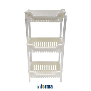 INFORMA - RAK SERBAGUNA - STORAGE SHELF 3 TIER 8028 19.5X31X62CM