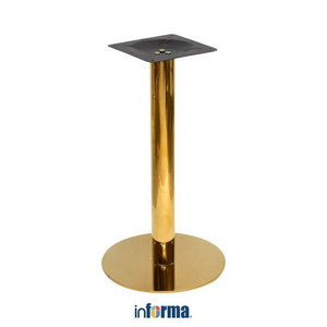 Informa 40 Cm Ebina Kaki Meja Round - Gold