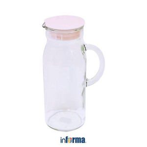 Informa - Glasslock 1 Ltr Teko Minum - Peach Pink