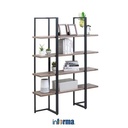 INFORMA-RAK BUKU-NEIL DIVIDER BLACK SONOMA OAK