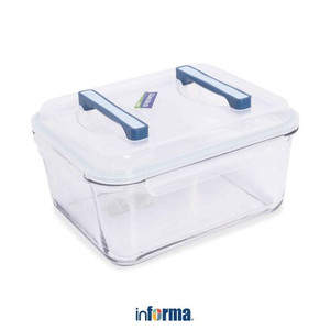 Informa - Glasslock 6 Ltr Handy Wadah Makanan - Biru