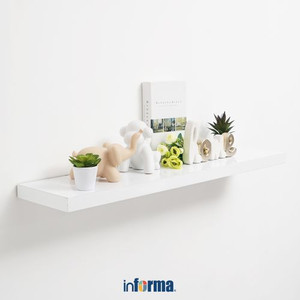 INFORMA - FLOATING SHELF L100 WHITE