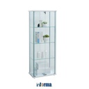 INFORMA Lemari Pajangan - NEWVY CURIO 4 TIER 2 DOORS W/LOCK WHITE