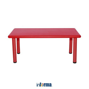 INFORMA YARIS MEJA ANAK RECTANGLE - MERAH